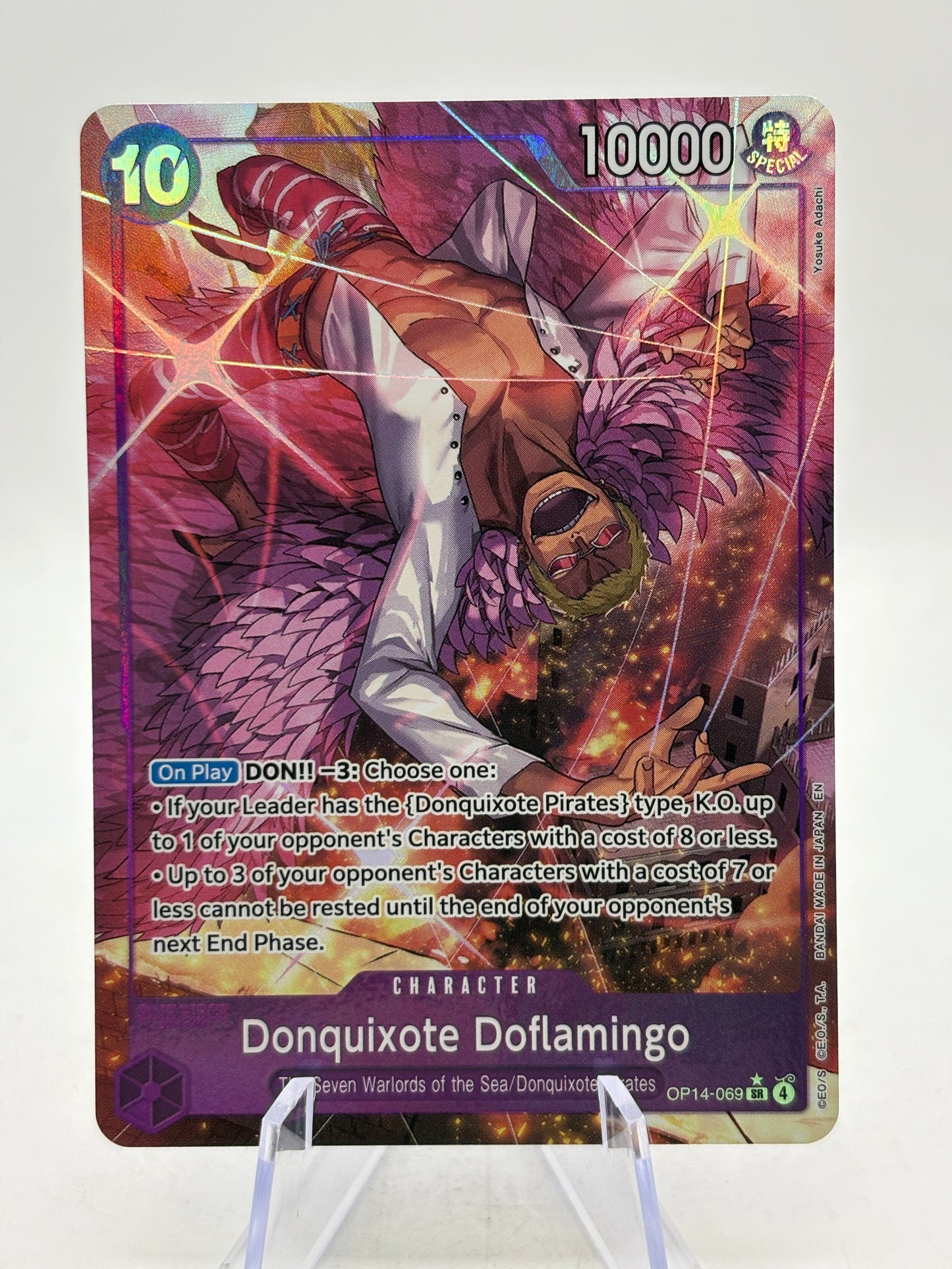 One Piece TCG - Donquixote Doflamingo OP14-069 SR* Alt Art NM