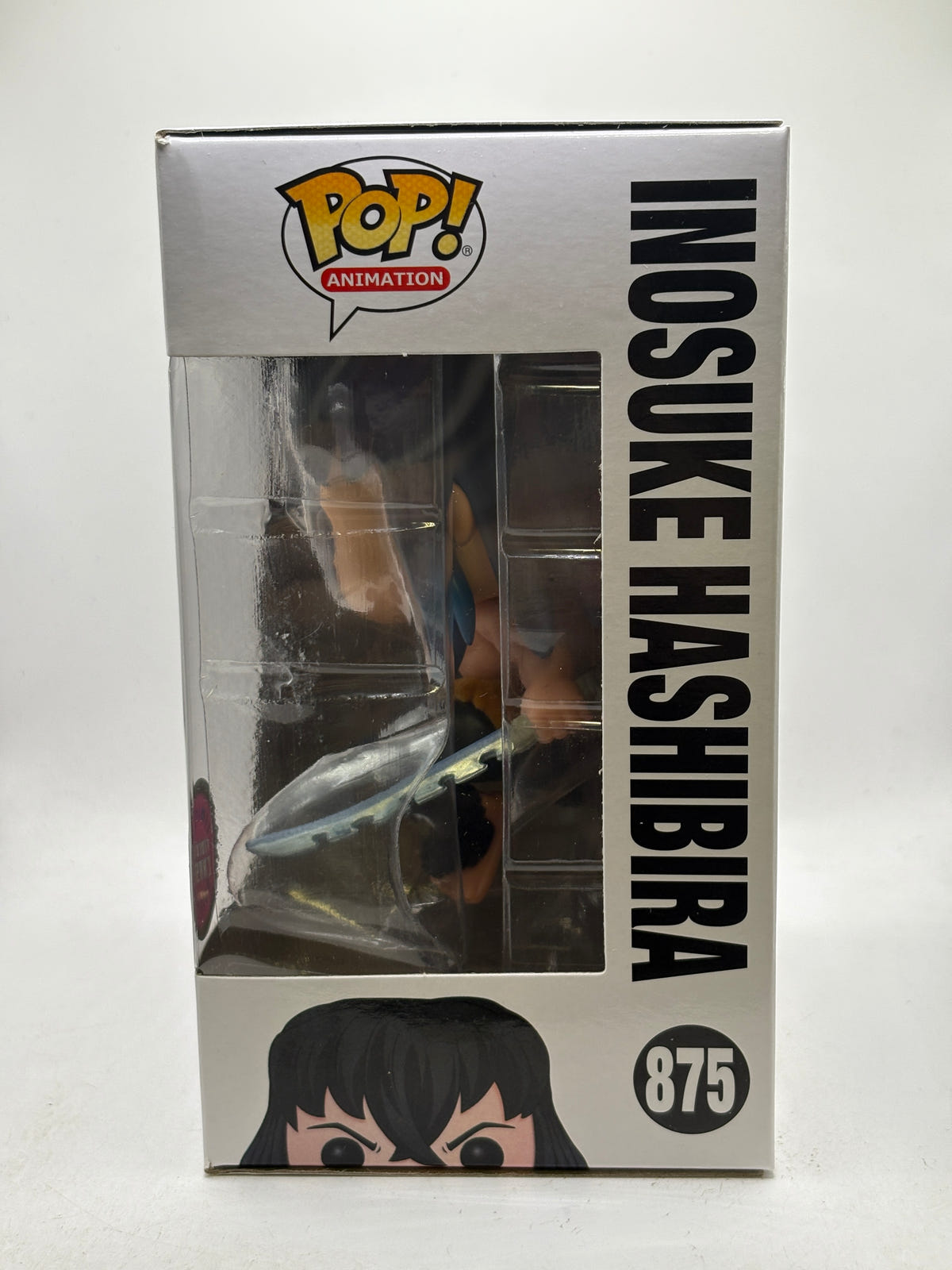 Funko POP! Animation Demon Slayer #875 Inosuke Hashibira Flocked Chase Vinyl Figure image 2