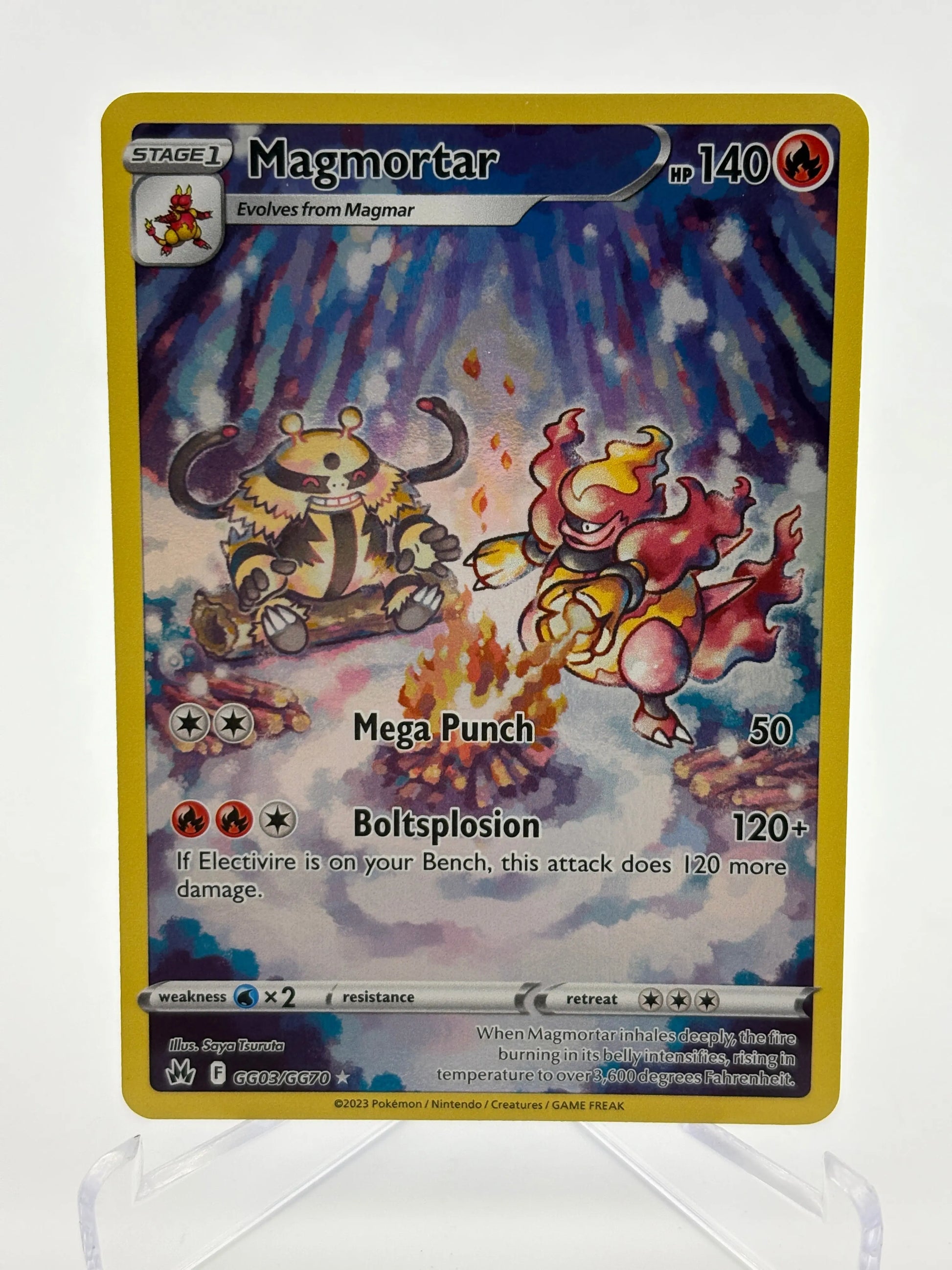 Pokémon TCG Crown Zenith - Galarian Gallery Magmortar GG03/GG70 NM FRENLY BRICKS - Open 7 Days