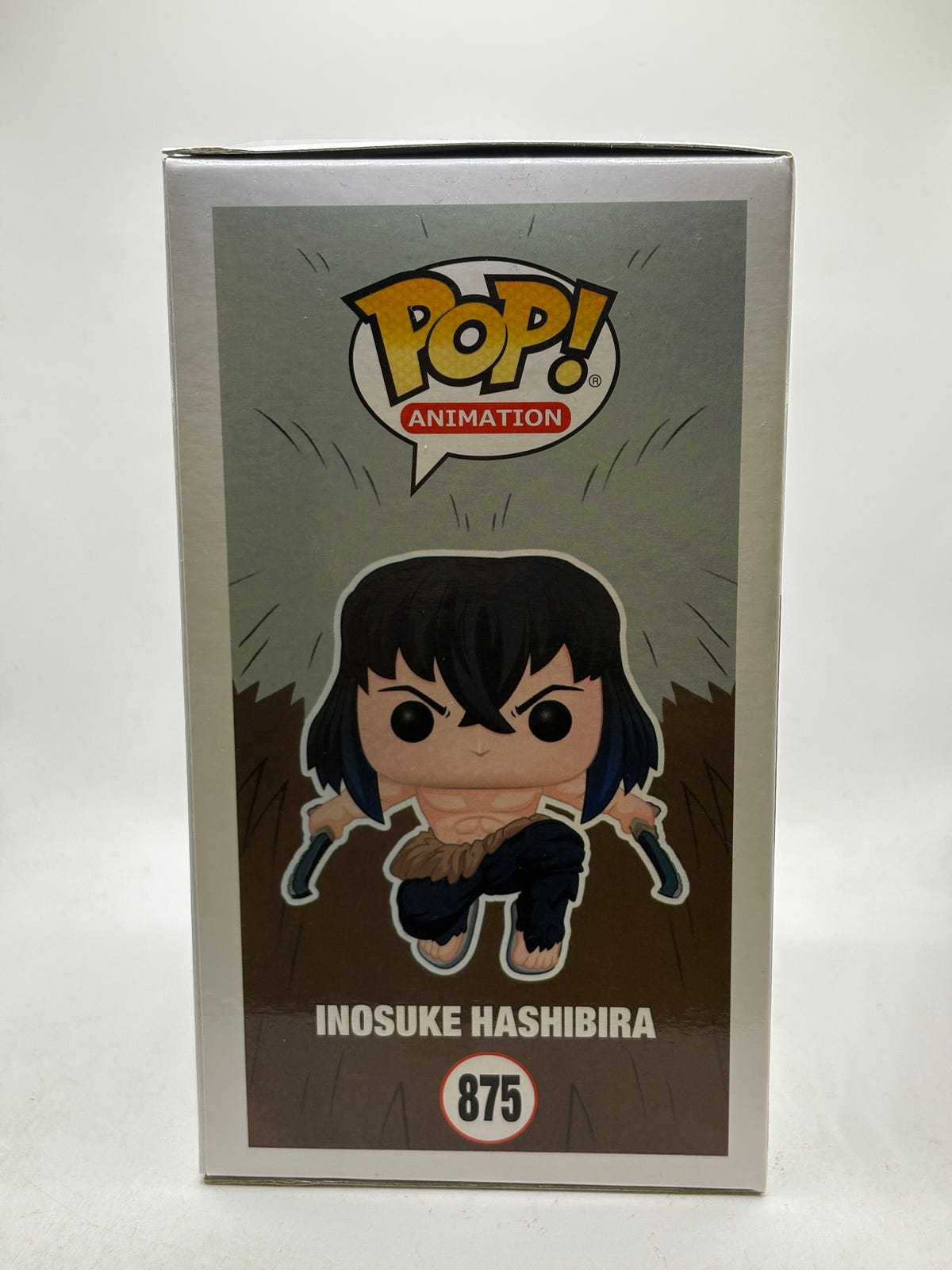 Funko POP! Animation Demon Slayer #875 Inosuke Hashibira Flocked Chase Vinyl Figure image 4