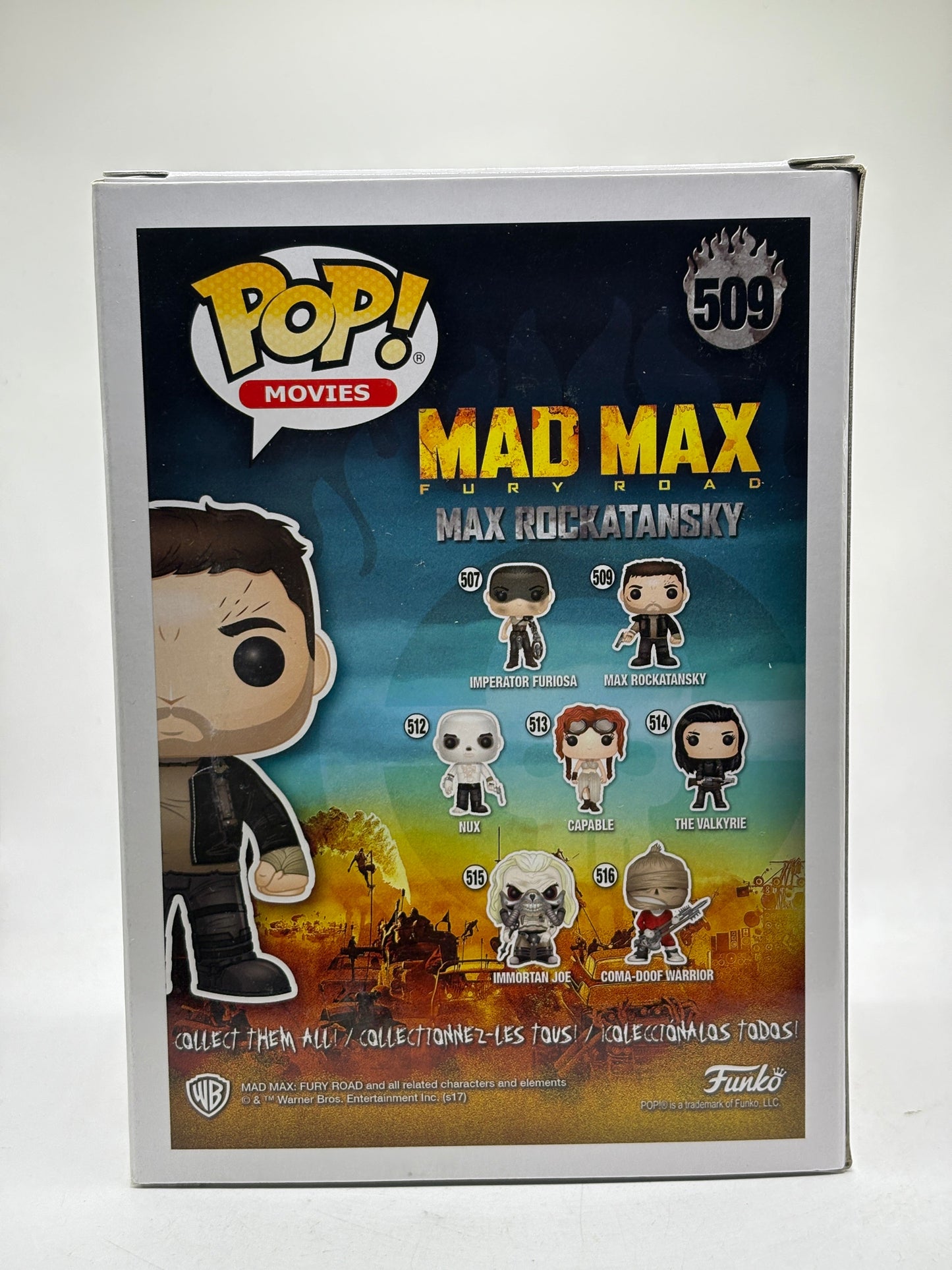 Funko POP! Movies Mad Max Fury Road #509 Max Rockatansky Vinyl Figure FRENLY BRICKS - Open 7 Days