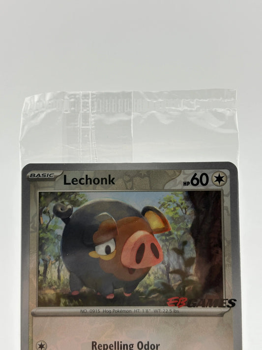 Pokemon TCG Scarlet & Violet Base - Lechonk 154/198 SV1 EB Games Promo Sealed FRENLY BRICKS - Open 7 Days
