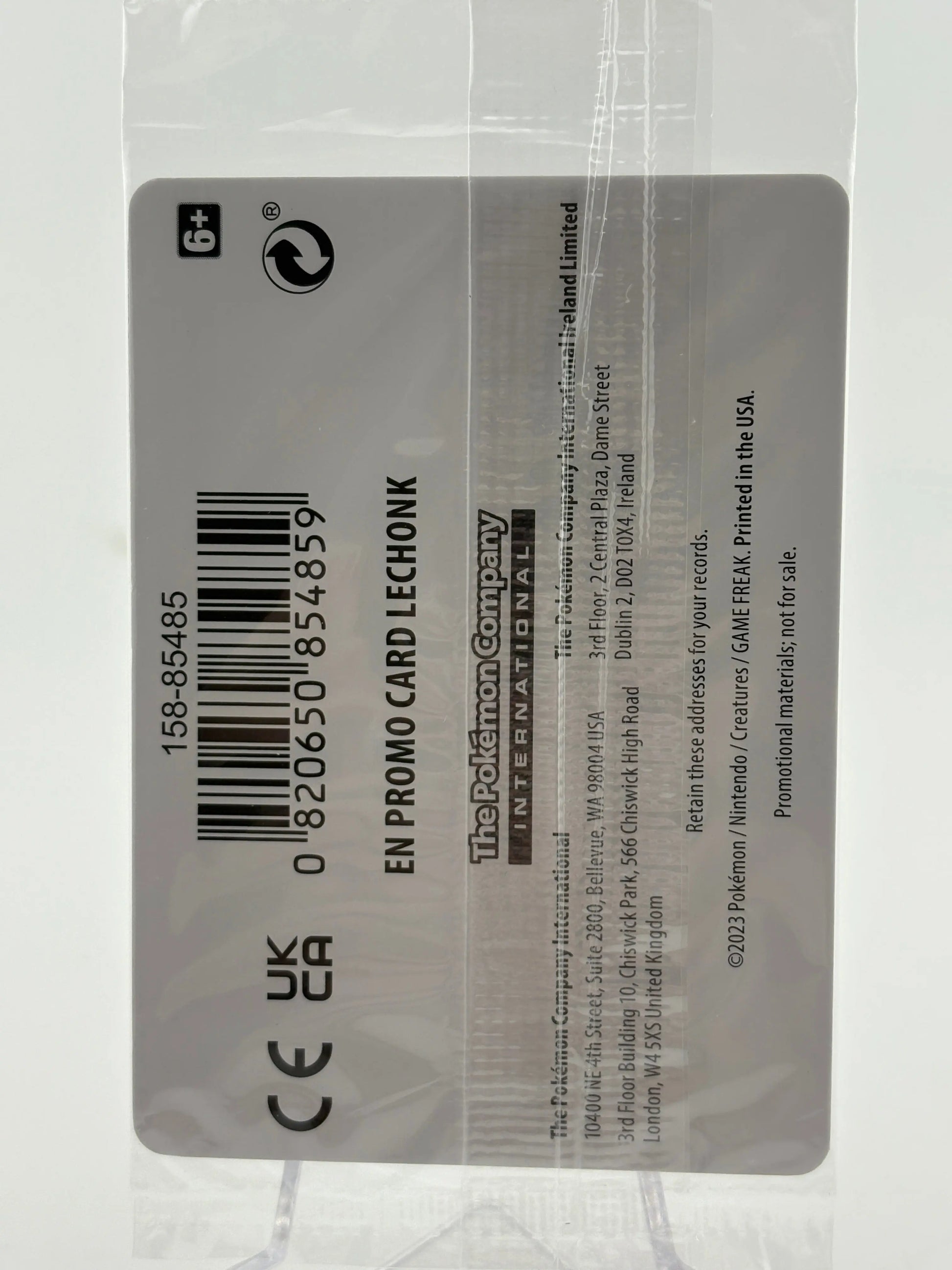 Pokemon TCG Scarlet & Violet Base - Lechonk 154/198 SV1 EB Games Promo Sealed FRENLY BRICKS - Open 7 Days