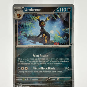 Pokemon TCG Obsidian Flames - Umbreon 130/197 EB Games Stamped Promo Sealed FRENLY BRICKS - Open 7 Days