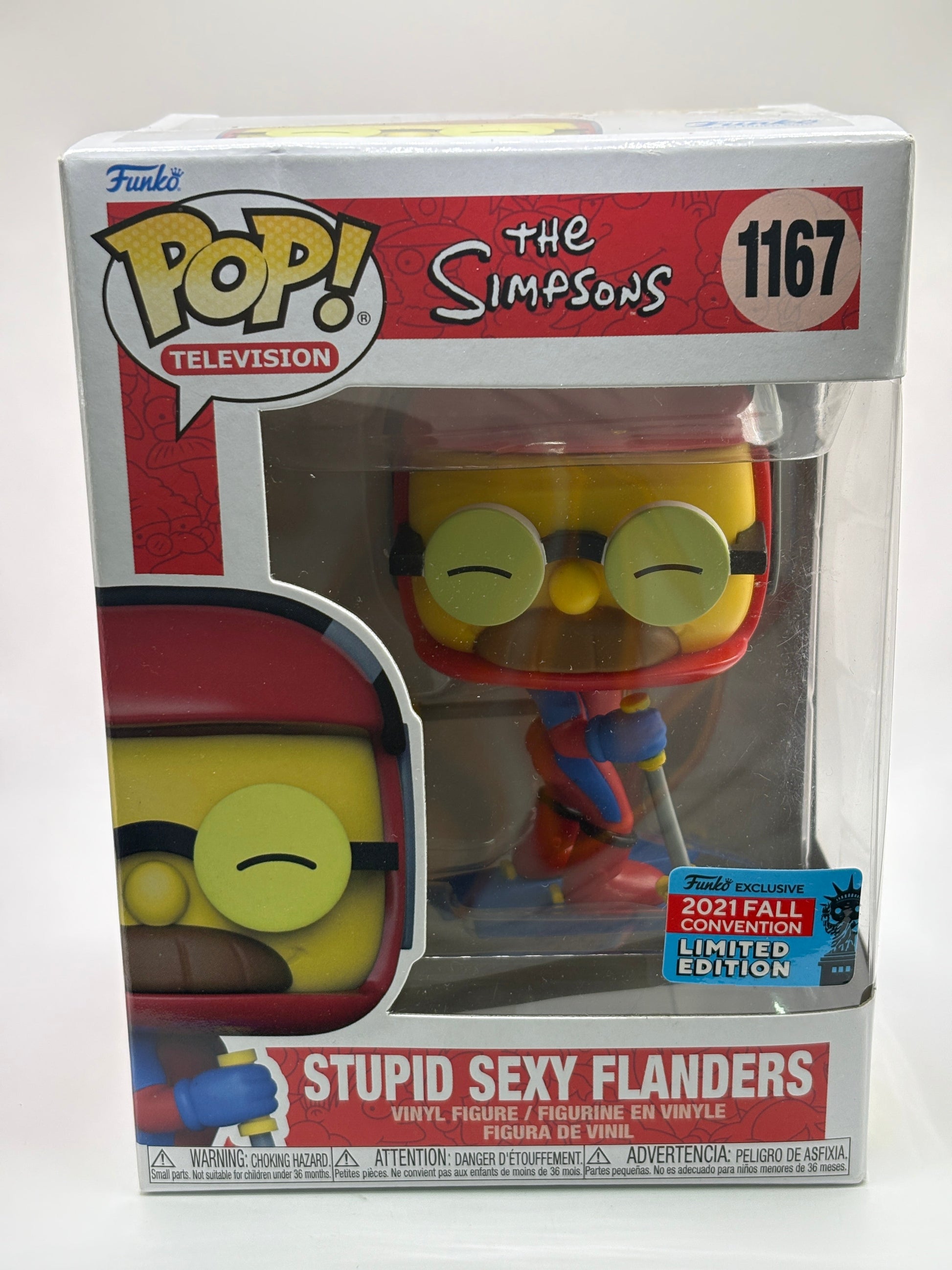 Funko POP! Television The Simpsons #1167 Stupid Sexy Flanders 2021 Fall Convention FRENLY BRICKS - Open 7 Days