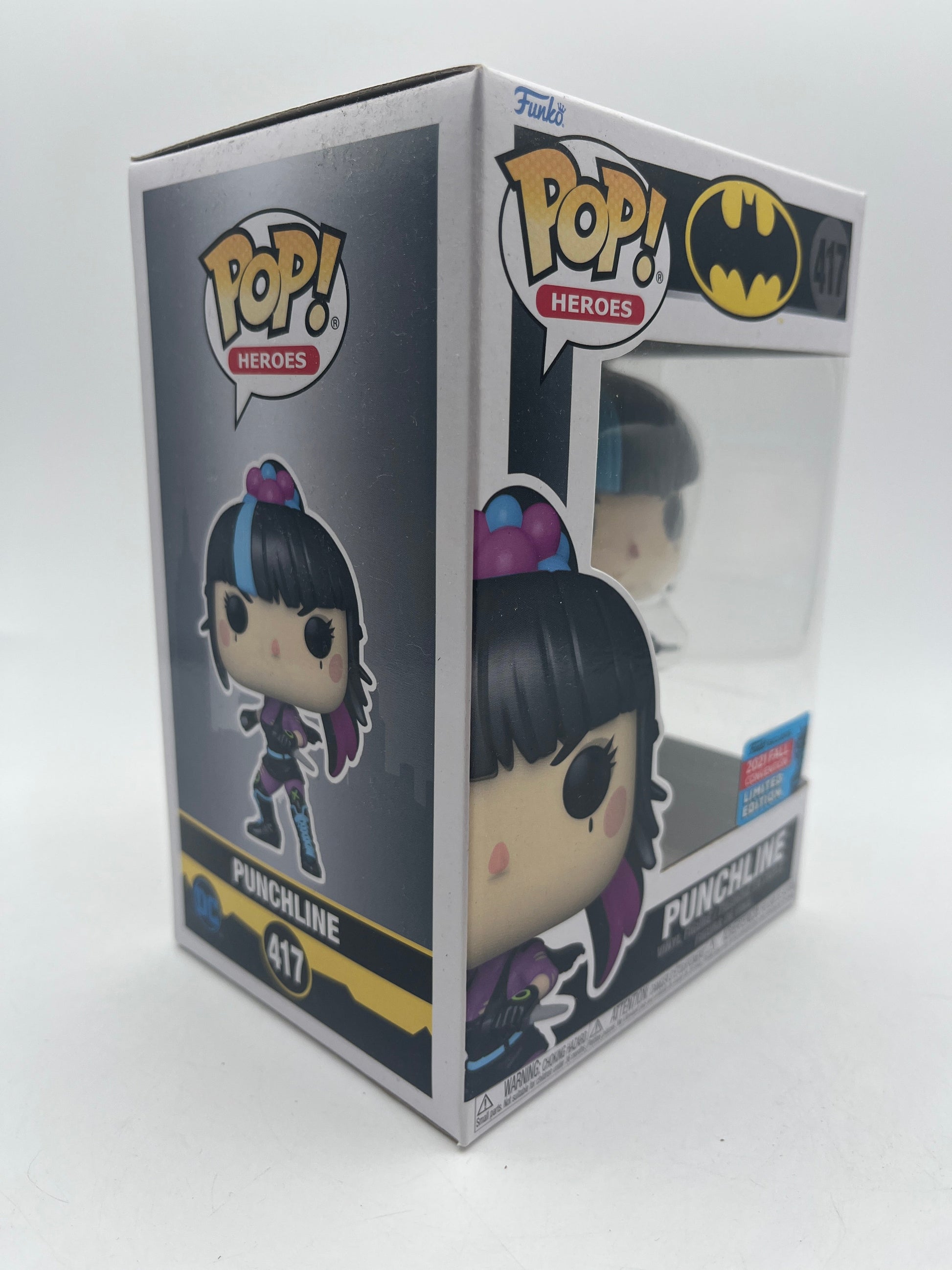 Funko POP! Heroes DC Batman - "Punchline" #417 2021 Fall Convention Exclusive FRENLY BRICKS - Open 7 Days