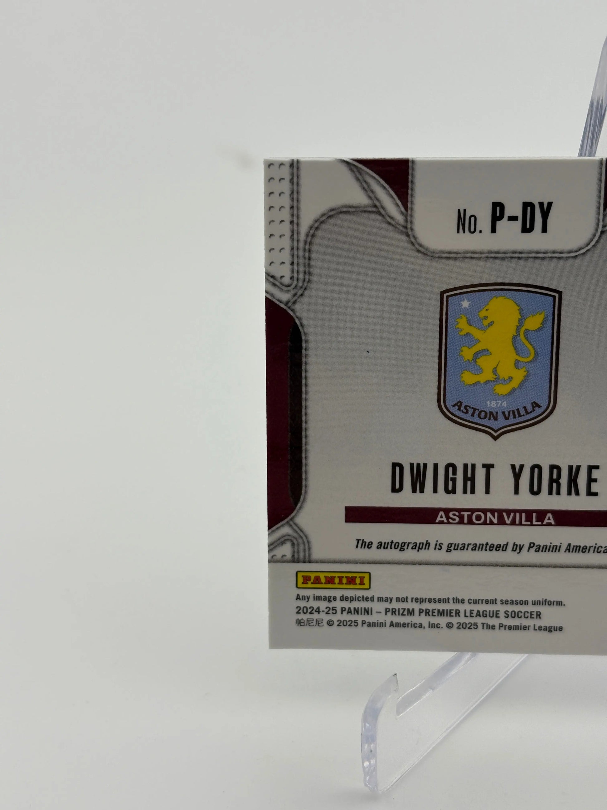 2024-25 Panini Prizm Premier League - Penmanship Dwight Yorke Auto FRENLY BRICKS - Open 7 Days