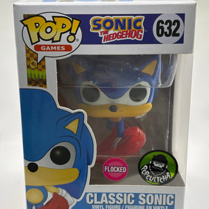 Funko POP! Games Sonic the Hedgehog #632 Classic Sonic Flocked Popcultcha FRENLY BRICKS - Open 7 Days