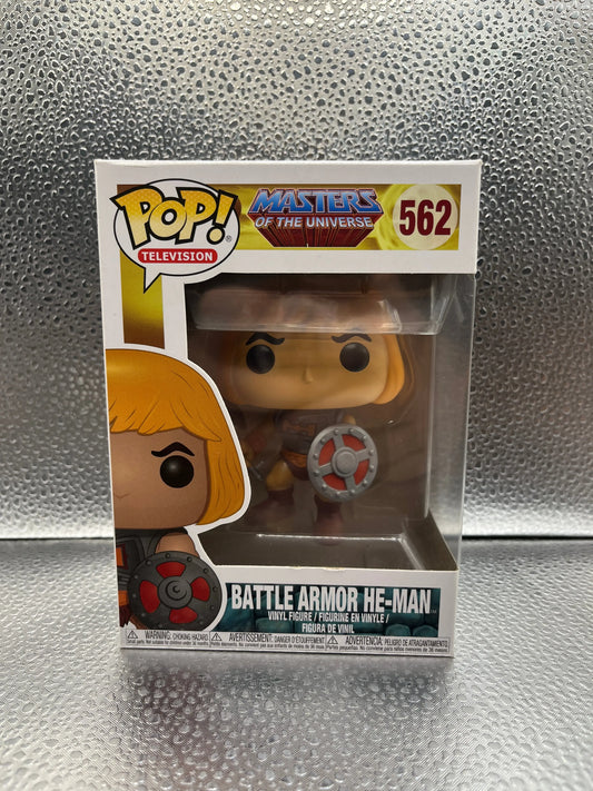 Funko POP Television - MOTU Battle Armor HE-MAN #562 FRENLY BRICKS - Open 7 Days