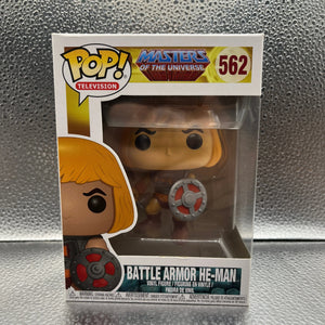 Funko POP Television - MOTU Battle Armor HE-MAN #562 FRENLY BRICKS - Open 7 Days