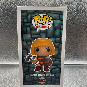 Funko POP Television - MOTU Battle Armor HE-MAN #562 FRENLY BRICKS - Open 7 Days