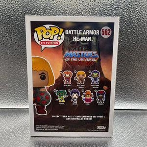 Funko POP Television - MOTU Battle Armor HE-MAN #562 FRENLY BRICKS - Open 7 Days
