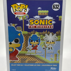 Funko POP! Games Sonic the Hedgehog #632 Classic Sonic Flocked Popcultcha FRENLY BRICKS - Open 7 Days