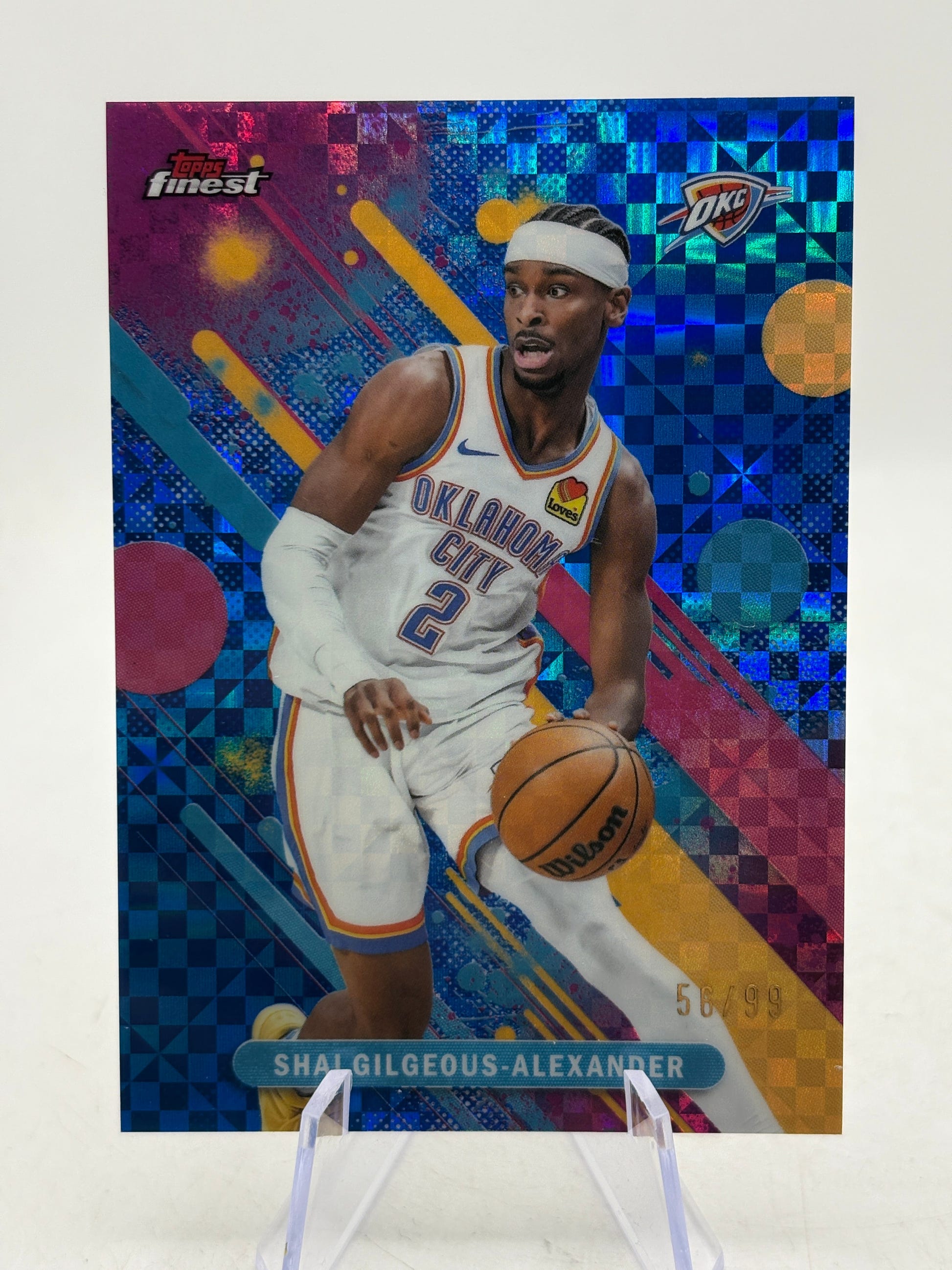 Shai Gilgeous-Alexander 2025-26 Topps Finest Common Purple X-Fractor /99 Thunder FRENLY BRICKS - Open 7 Days image 1