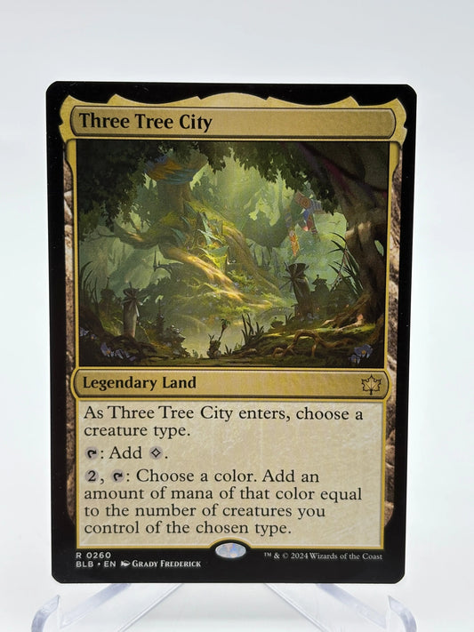 Magic The Gathering - Three Tree City R #0260 BLB Bloomburrow LP FRENLY BRICKS - Open 7 Days