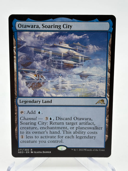 Magic The Gathering - Otawara, Soaring City R 271/302 NEO Neon Dynasty LP FRENLY BRICKS - Open 7 Days