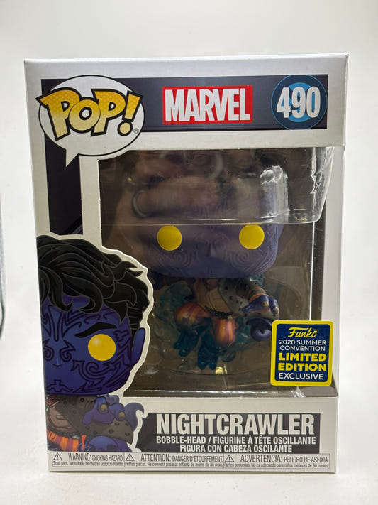 Funko POP! Marvel #490 Nightcrawler 2020 Summer Bobble Head