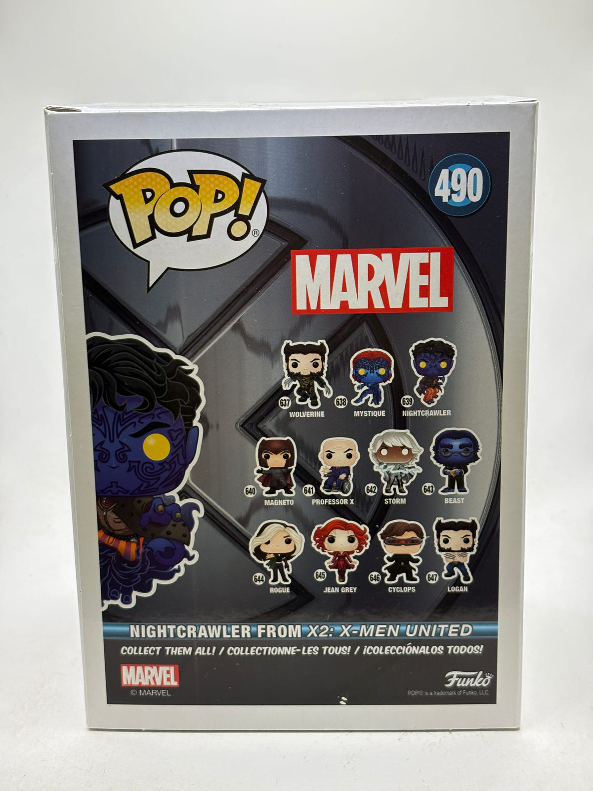 Funko POP! Marvel #490 Nightcrawler 2020 Summer Bobble Head image 3