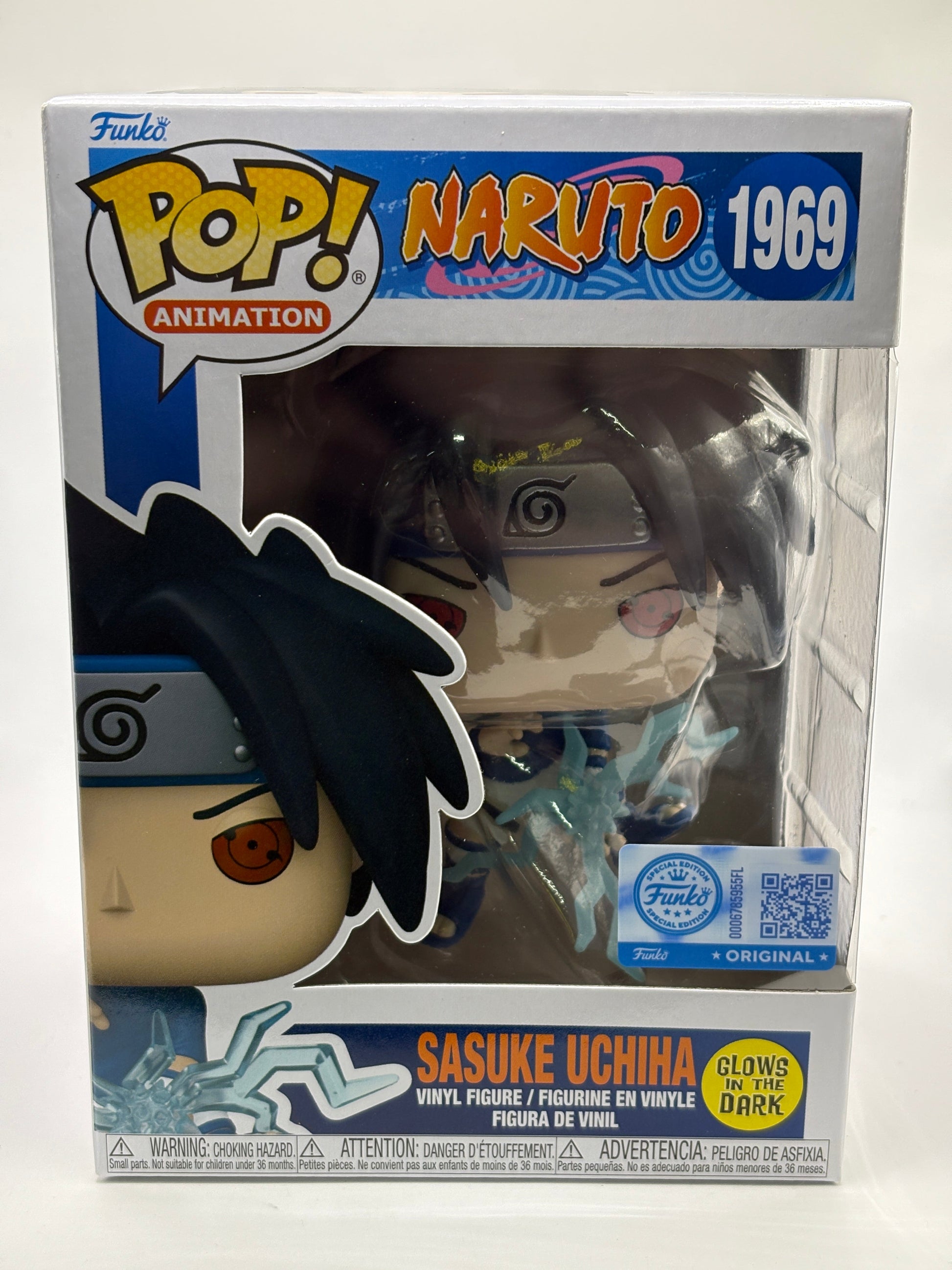 Funko POP! Animation Naruto #1969 Sasuke Uchiha Glow in the Dark FRENLY BRICKS - Open 7 Days