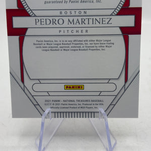 2021 Panini National Treasures Pedro Martinez Retro Materials /10 FRENLY BRICKS - Open 7 Days