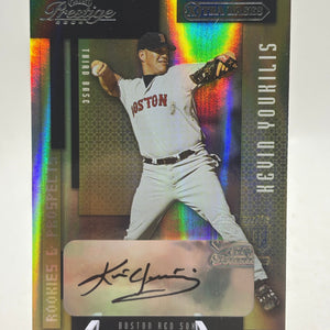 2004 Playoff Prestige Xtra Bases Black /25 Kevin Youkilis #32 Auto FRENLY BRICKS - Open 7 Days