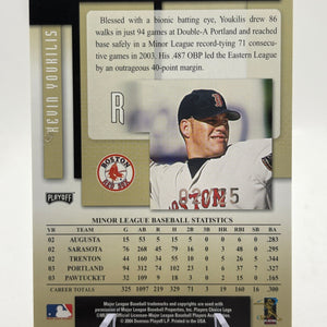 2004 Playoff Prestige Xtra Bases Black /25 Kevin Youkilis #32 Auto FRENLY BRICKS - Open 7 Days