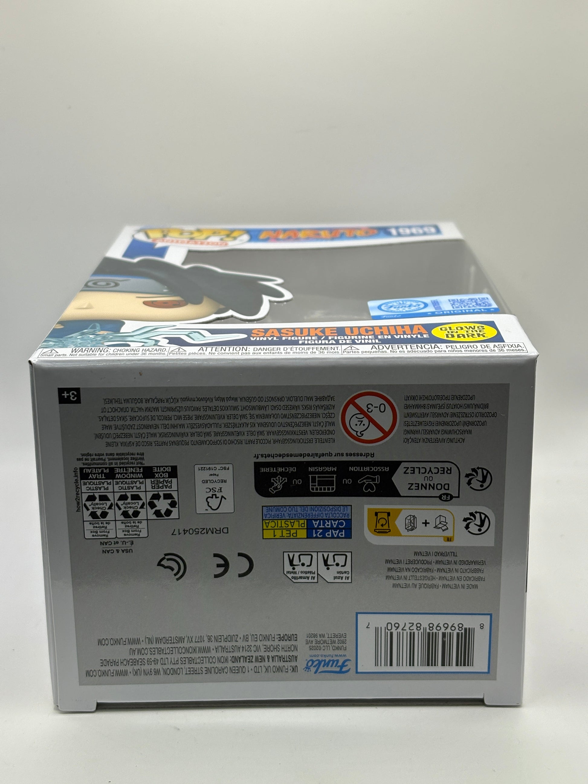 Funko POP! Animation Naruto #1969 Sasuke Uchiha Glow in the Dark FRENLY BRICKS - Open 7 Days