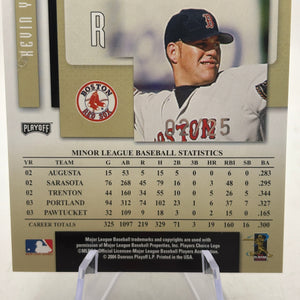 2004 Playoff Prestige Xtra Bases Black /25 Kevin Youkilis #32 Auto FRENLY BRICKS - Open 7 Days