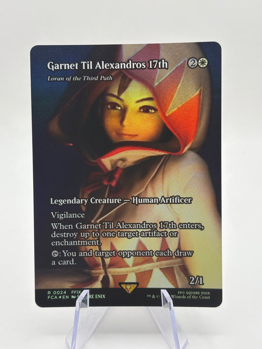 Garnet Til Alexandros 17th - Foil - Showcase - FF Magic: The Gathering FRENLY BRICKS - Open 7 Days