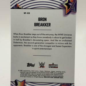 2026 Topps Chrome Cosmic BRON BREAKKER #SF-32 Orange Galactic /25 FRENLY BRICKS - Open 7 Days