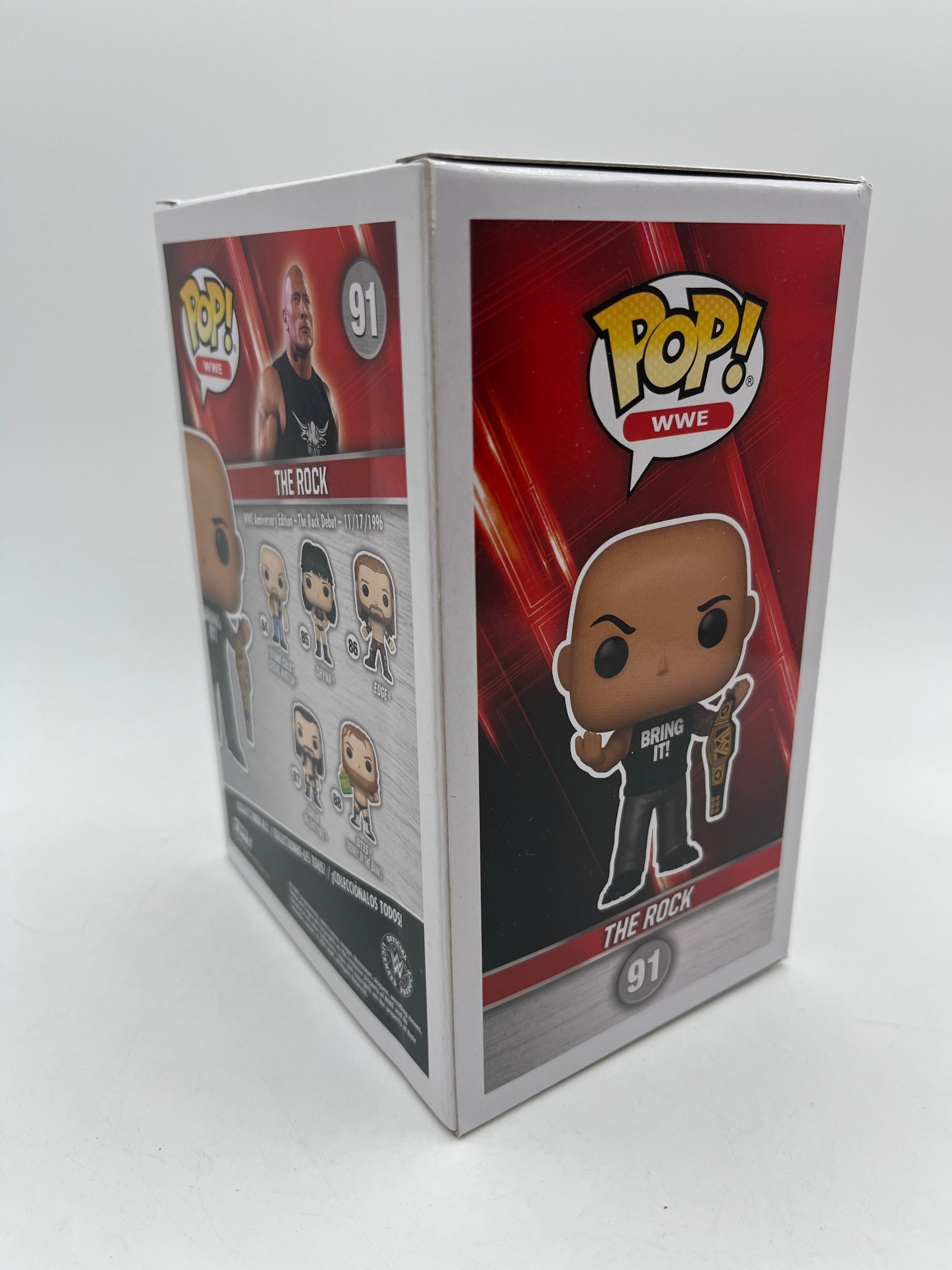 Funko POP WWE The Rock 91 WWE 25th Anniversary Special Edition +combinedshipping FRENLY BRICKS - Open 7 Days