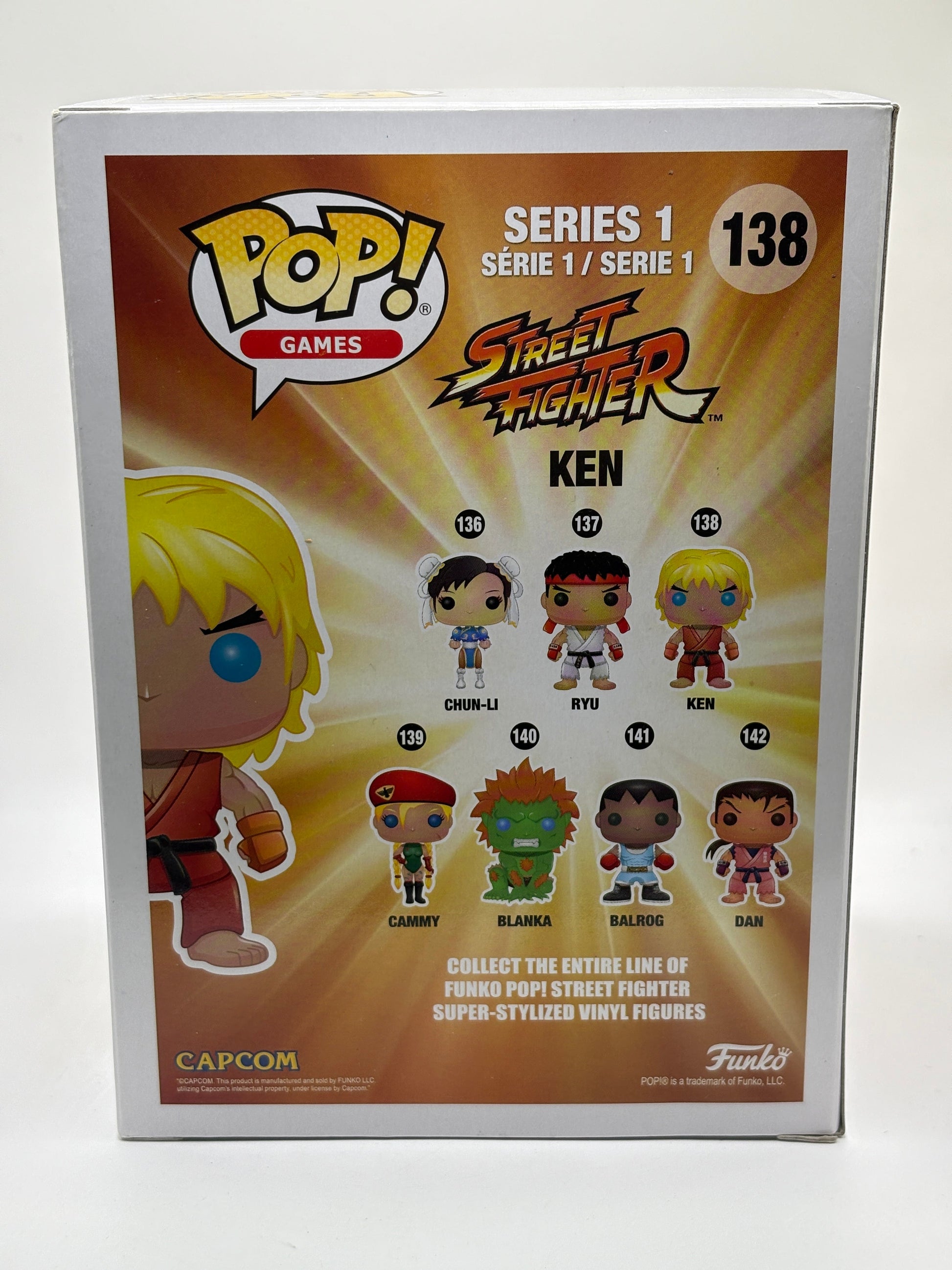 Funko POP! Games Street Fighter #138 Ken Vinyl Figure FRENLY BRICKS - Open 7 Days