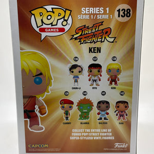 Funko POP! Games Street Fighter #138 Ken Vinyl Figure FRENLY BRICKS - Open 7 Days