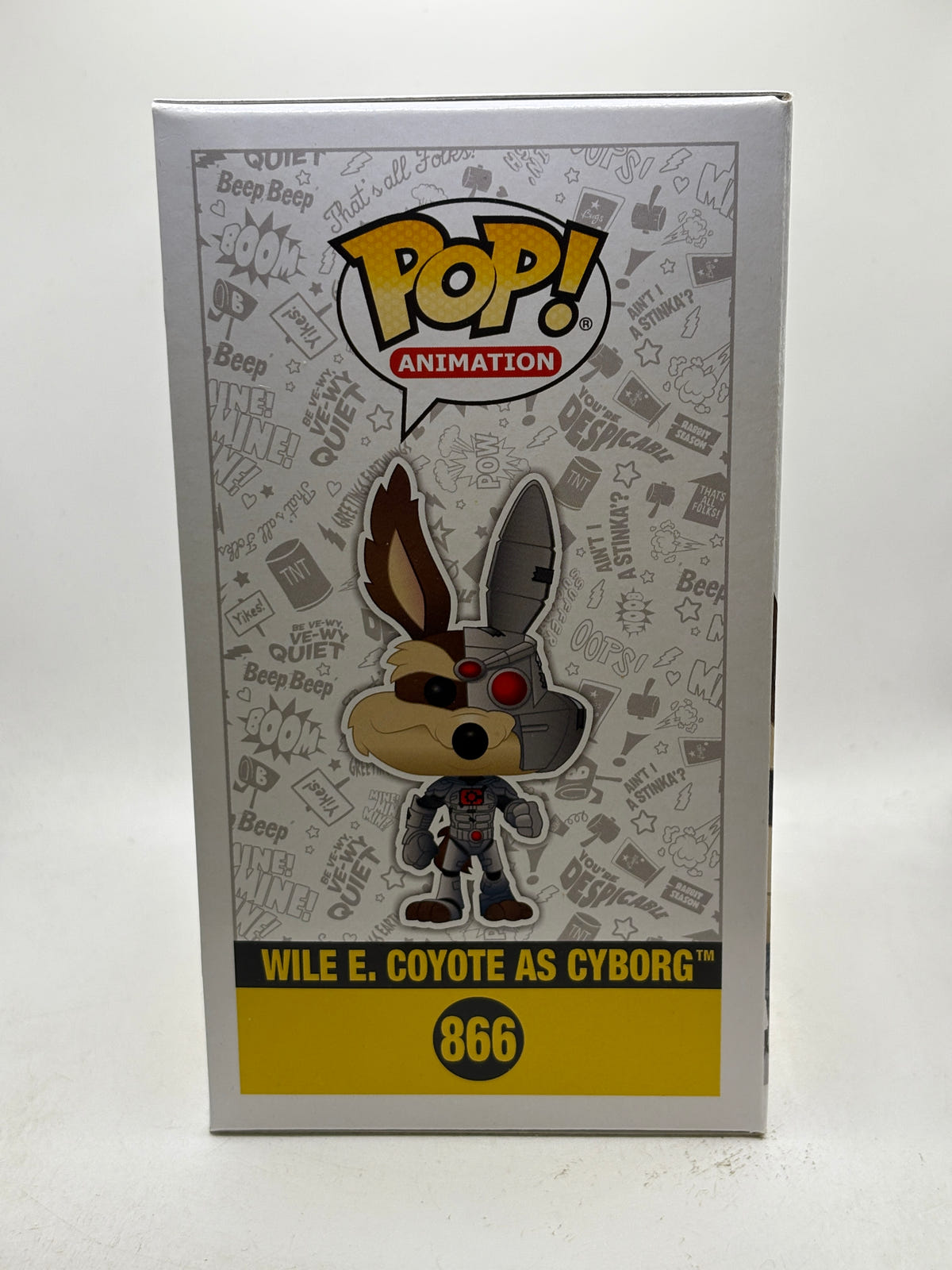 Funko POP! Animation DC Looney Tunes #866 Wile E. Coyote as Cyborg Vinyl Figure image 4