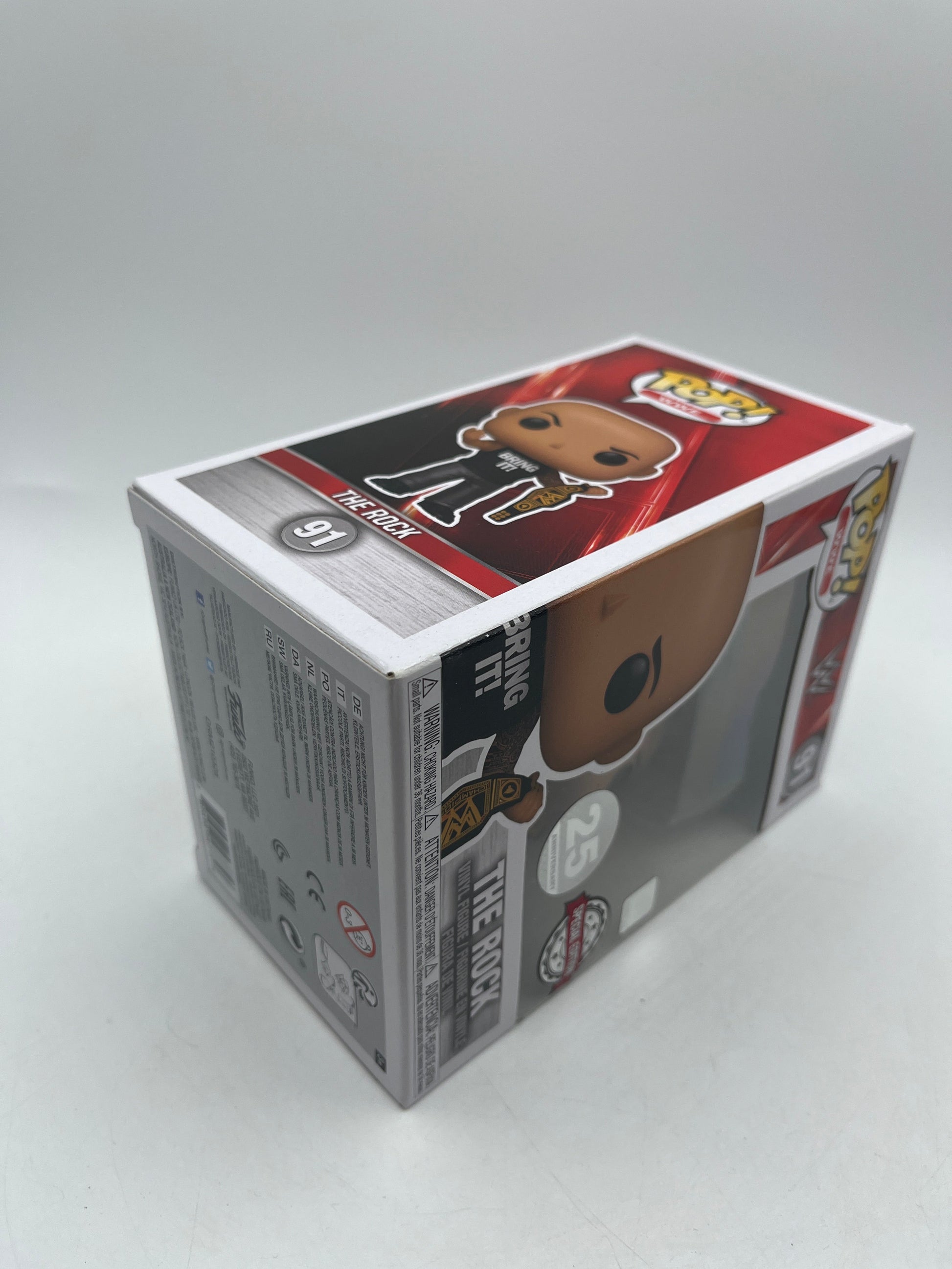 Funko POP WWE The Rock 91 WWE 25th Anniversary Special Edition +combinedshipping FRENLY BRICKS - Open 7 Days