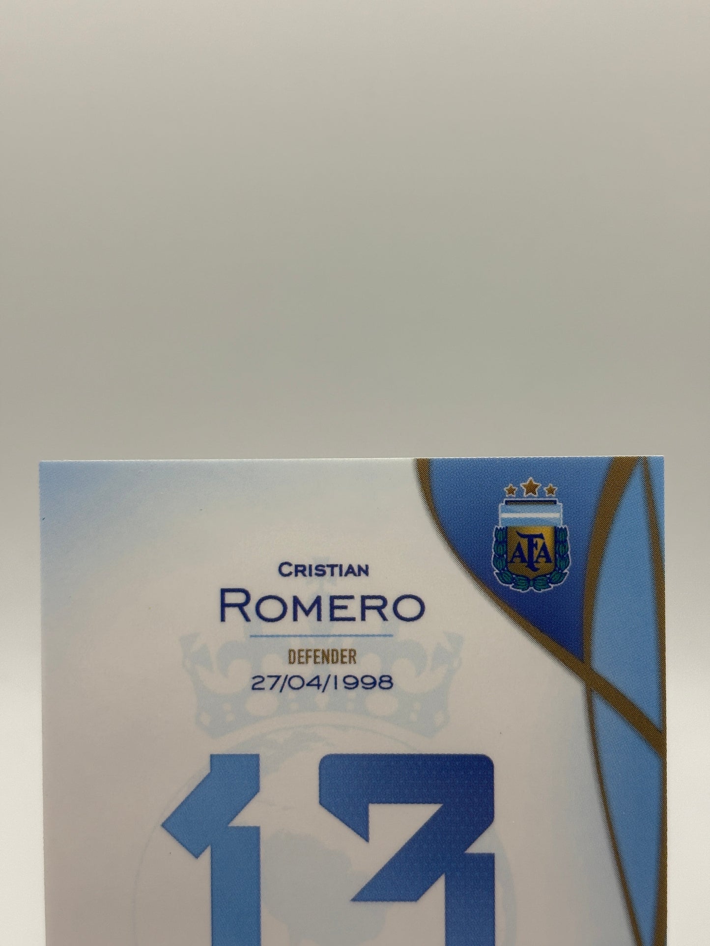 2024 Topps Lineage Argentina #18 Cristian Romero Sky Blue Tango #/50 FRENLY BRICKS - Open 7 Days