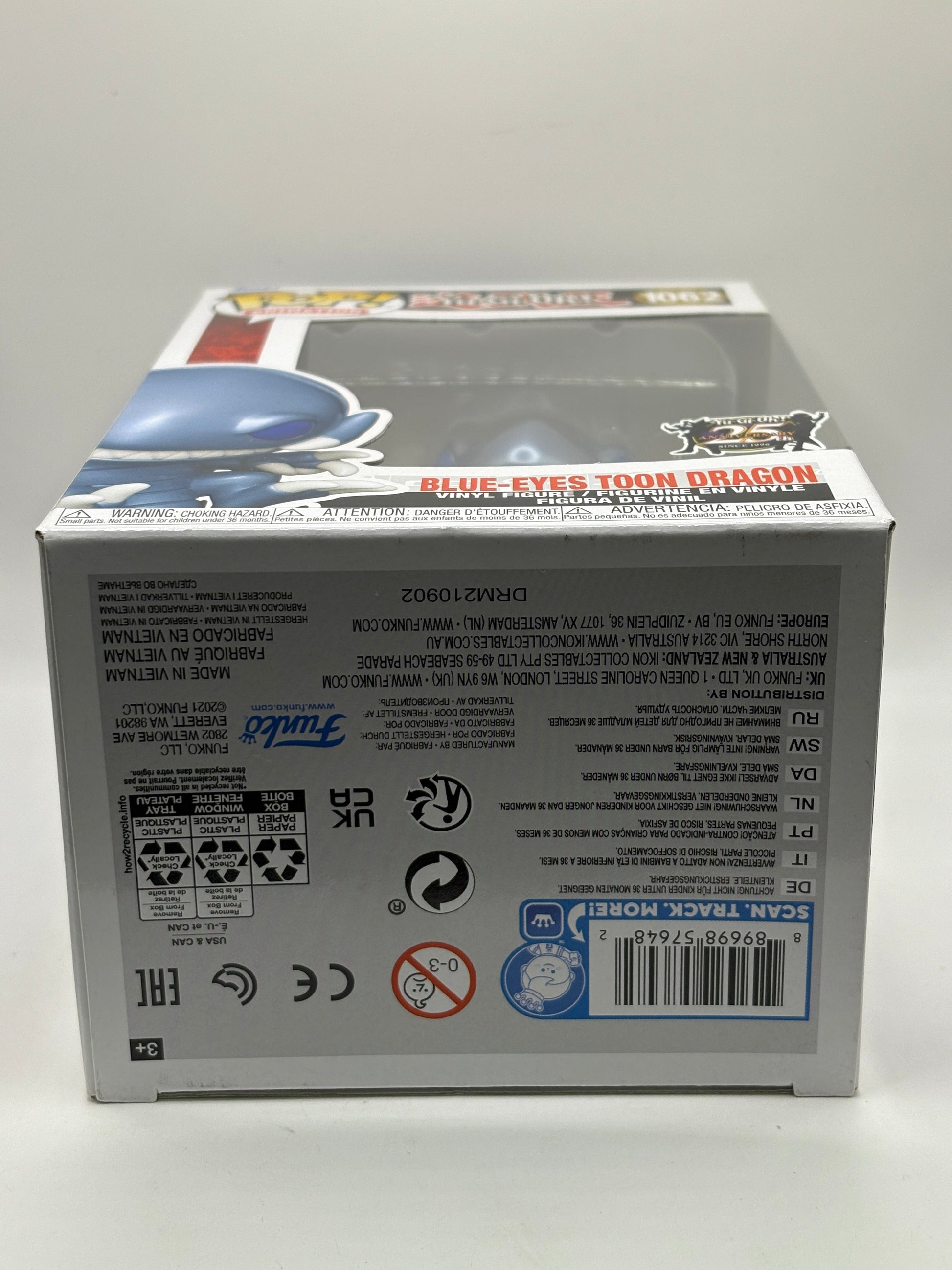 Funko POP! Animation Yu-Gi-Oh! #1062 Blue-Eyes Toon Dragon 25th Anniversary FRENLY BRICKS - Open 7 Days