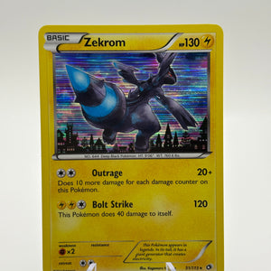 Pokemon TCG Legendary Treasures - Zekrom 51/113 Rare Holo LP FRENLY BRICKS - Open 7 Days