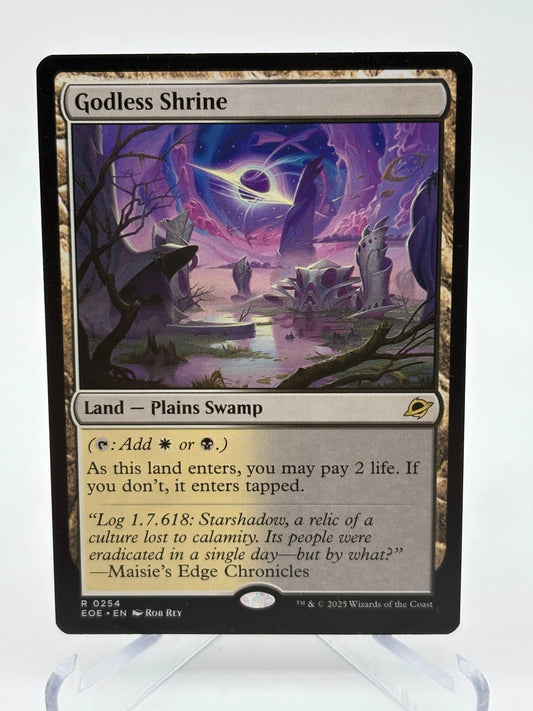 Magic The Gathering - Godless Shrine R #0254 EOE Edge of Eternities NM FRENLY BRICKS - Open 7 Days