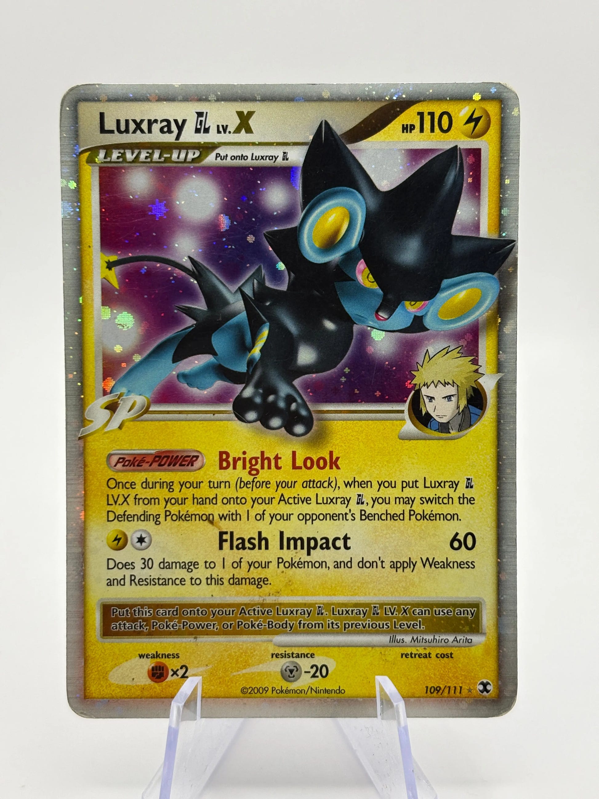 Pokémon TCG Rising Rivals - Luxray GL Lvl X 109/111 Rare MP image 1