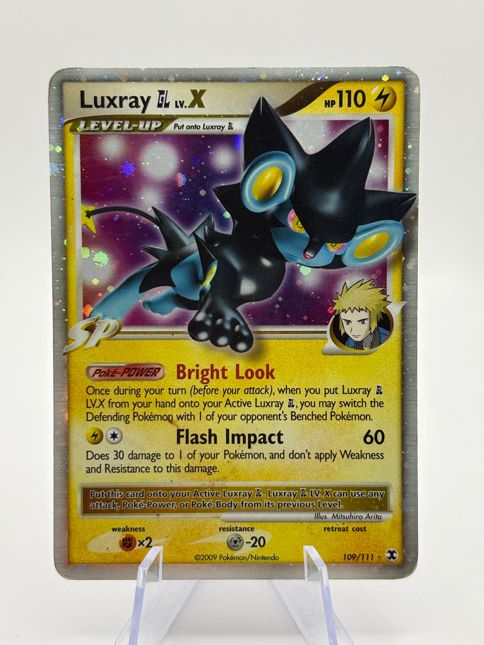 Pokemon TCG Rising Rivals - Luxray GL Lvl X 109/111 Rare MP FRENLY BRICKS - Open 7 Days