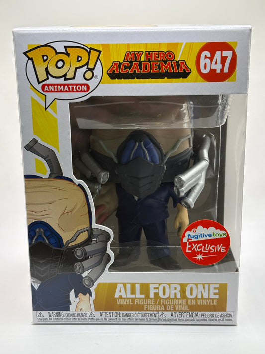 Funko POP! Animation My Hero Academia #647 All for One Fugitive Toys Exclusive FRENLY BRICKS - Open 7 Days
