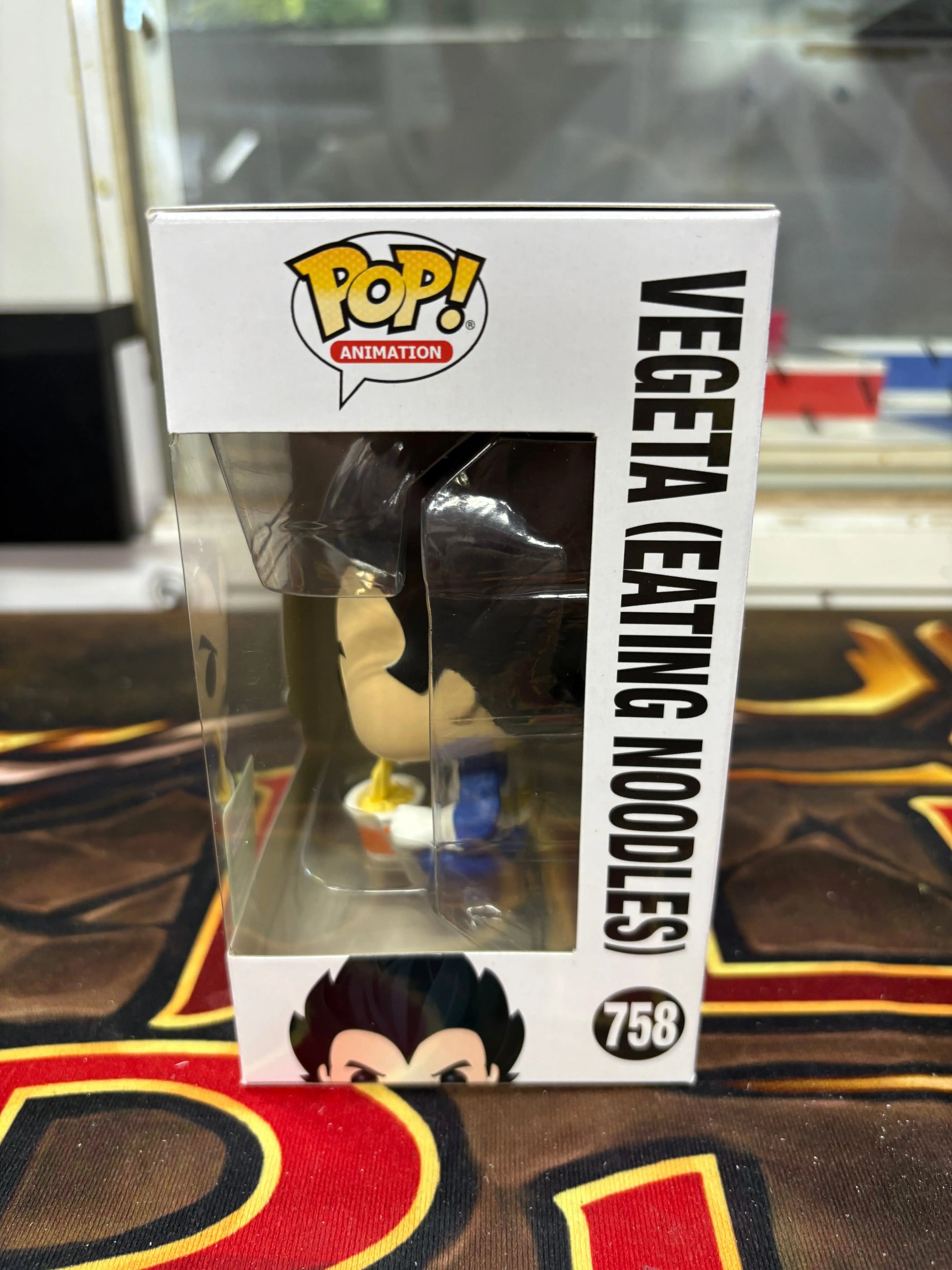 Funko Pop! Dragon Ball Z: Vegeta Eating Noodles #758 2020 Spring Convention FRENLY BRICKS - Open 7 Days