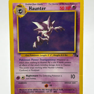 Pokemon TCG WOTC Fossil - Haunter 21/62 Rare Non Holo MP FRENLY BRICKS - Open 7 Days
