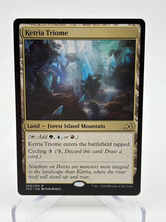 Magic The Gathering - Ketria Triome R #250/274 IKO Ikoria Lair of Behemoths Nm FRENLY BRICKS - Open 7 Days