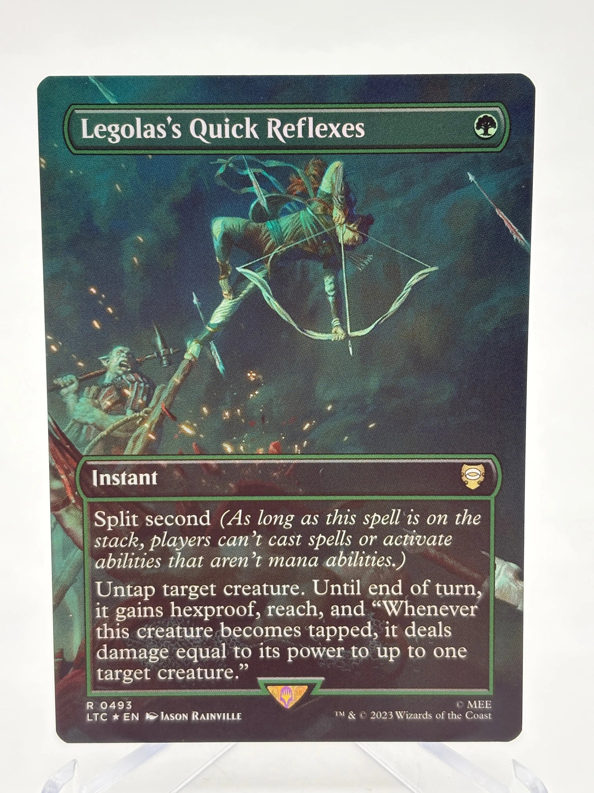 Magic The Gathering - Legolas’s Quick Reflexes R #0493 LTC Lord of The Rings NM FRENLY BRICKS - Open 7 Days