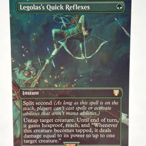 Magic The Gathering - Legolas’s Quick Reflexes R #0493 LTC Lord of The Rings NM FRENLY BRICKS - Open 7 Days