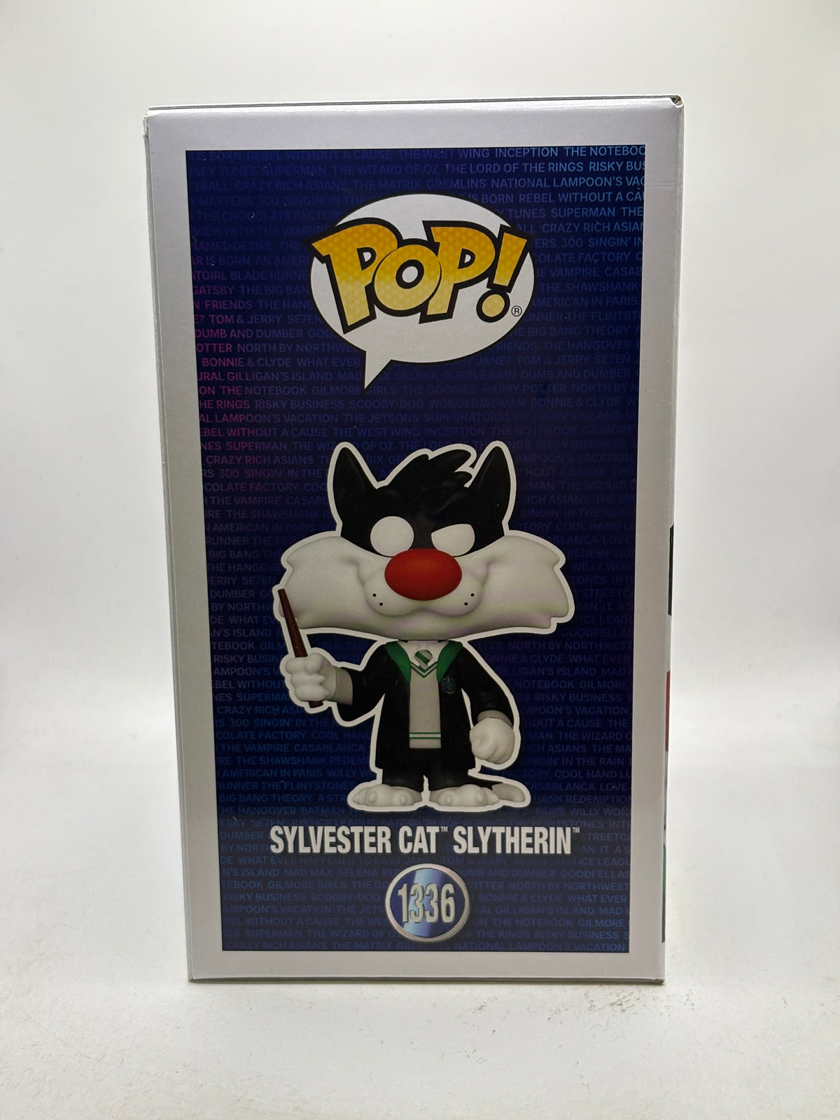 Funko POP! WB 100 #1336 Sylvester Cat Slytherin 2023 Fall Vinyl Figure image 4