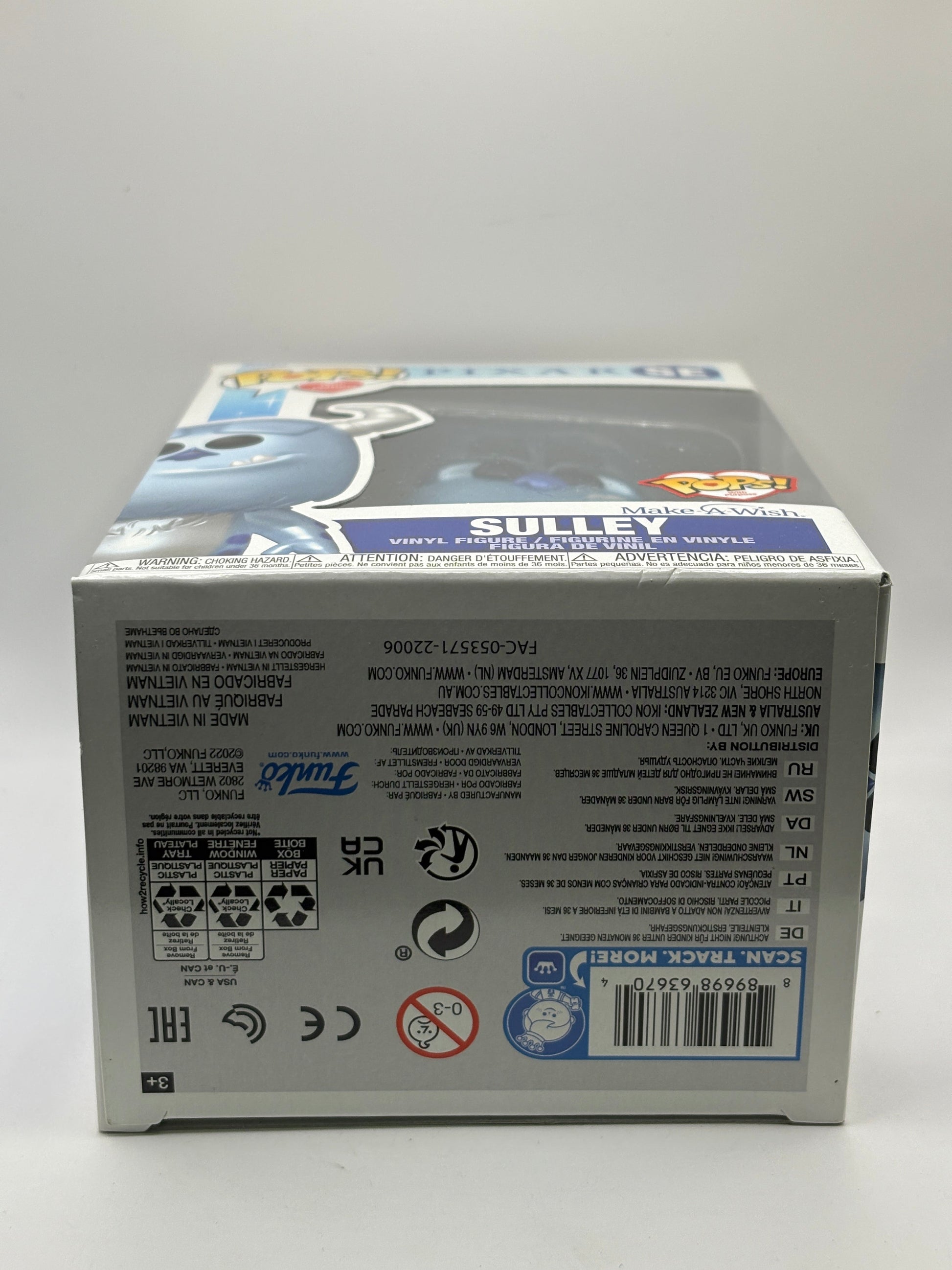 Funko POP! With Purpose Pixar #SE Sulley Vinyl Figure FRENLY BRICKS - Open 7 Days