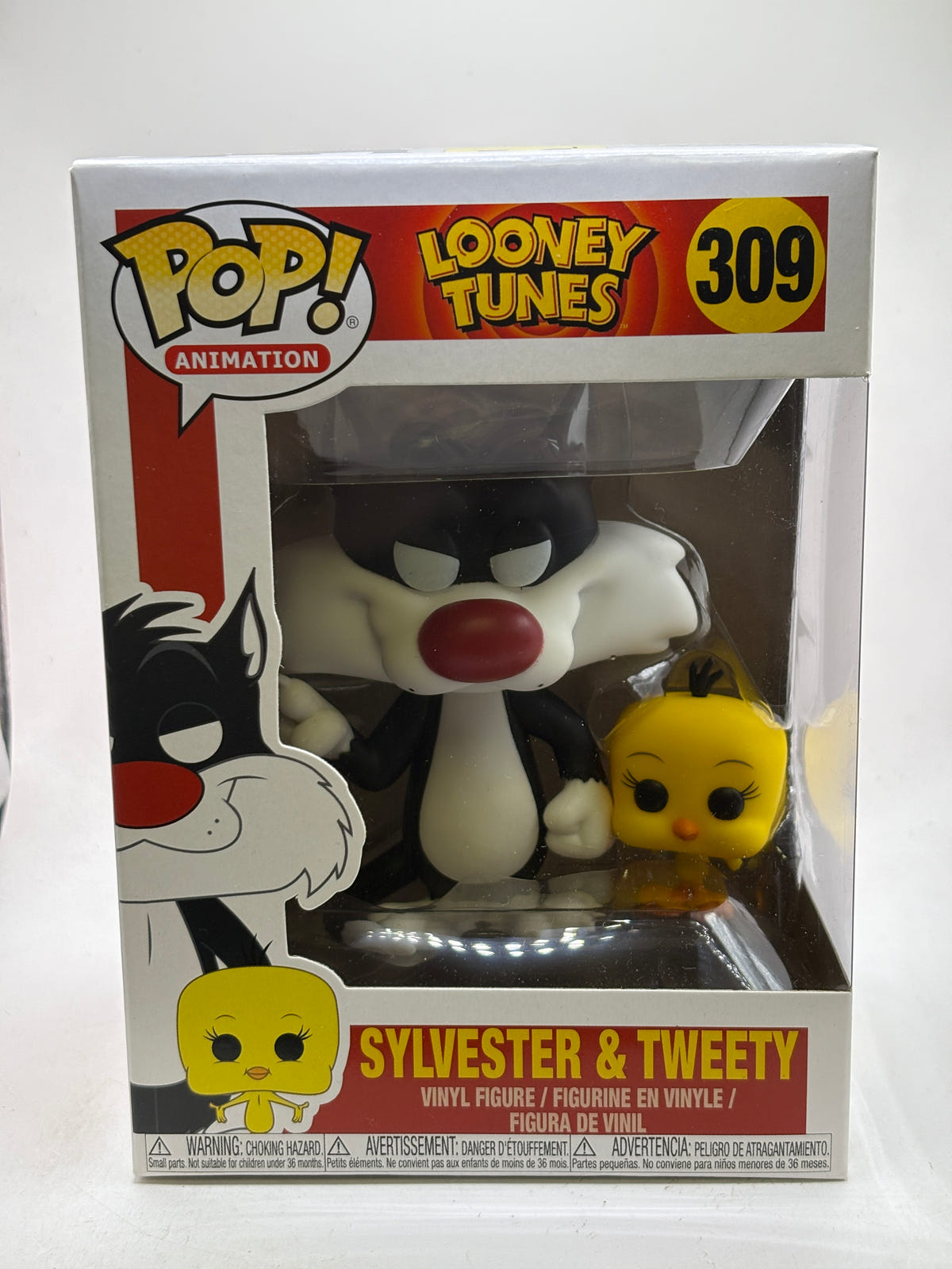 Funko POP! Animation Looney Tunes #309 Sylvester & Tweety Vinyl Figure image 1